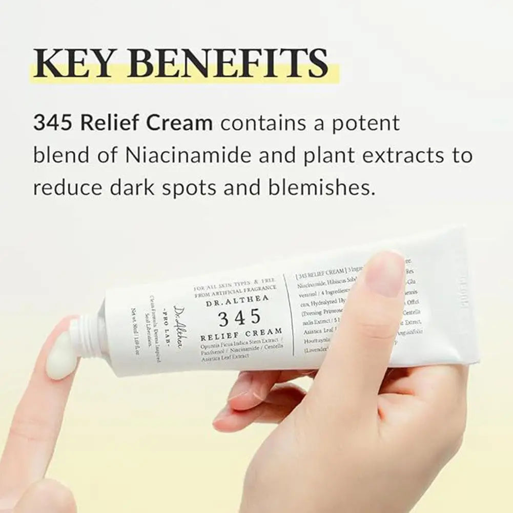 Korean Skin Care - Intensive Repair 345 Relief Cream, VC Boosting Serum, 345 Whitening Cream, Relief Essence, Cleansing Balm